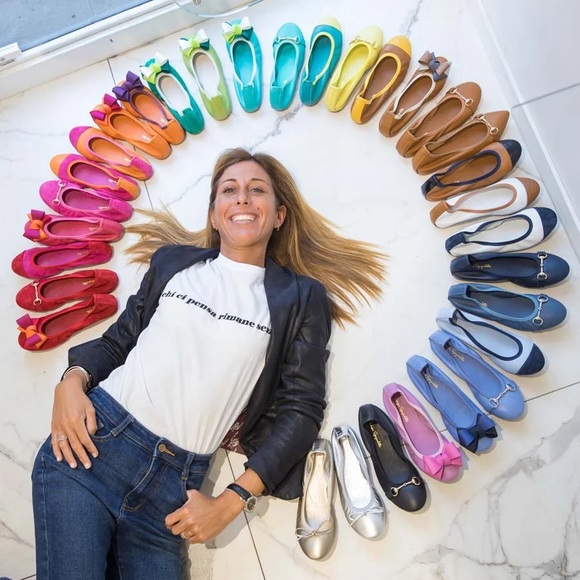 🇮🇹 Giorgia Spagnoletto Italian leather ballet flats Ballerina - Picture 10 of 10